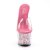 Pleaser Mules ADORE-701FL Transparent Rose EU-37/US-7
