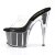 Pleaser Mules ADORE-701G Transparent Noir EU-35/US-5