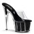 Pleaser Mules ADORE-701G Transparent Noir EU-37/US-7