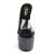 Pleaser Mules ADORE-701LG Transparent Noir Hologramme EU-35/US-5