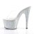Pleaser Mules ADORE-701LG Transparent Argent Multi Paillettes EU-38/US-8