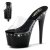 Pleaser Mules ADORE-701LS Transparent Noir EU-35/US-5