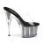 Pleaser Mules ADORE-701SRS Transparent Argent EU-35/US-5