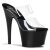 Pleaser Mules ADORE-702 Transparent Noir EU-37/US-7