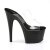 Pleaser Mules ADORE-702 Transparent Noir EU-37/US-7
