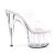 Pleaser Mules ADORE-702 Transparent Argent EU-35/US-5