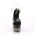 Pleaser Sandales ADORE-708-3 Transparent Noir Argent Strass EU-38/US-8