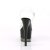 Pleaser Sandales ADORE-708-3 Transparent Noir Argent Strass EU-38/US-8