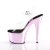 Pleaser Sandales ADORE-708 Transparent Rose Chrome EU-40/US-10
