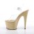 Pleaser Sandales ADORE-708 Transparent Crème EU-35/US-5