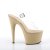 Pleaser Sandales ADORE-708 Transparent Crème EU-35/US-5