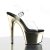 Pleaser Sandales ADORE-708 Transparent Or Chrome EU-38/US-8