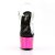 Pleaser Sandales ADORE-708 Transparent Rose Chrome EU-38/US-8