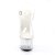 Pleaser Sandales ADORE-708 Transparent Argent EU-35/US-5