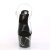 Pleaser Sandales ADORE-708BMC Transparent Noir EU-35/US-5