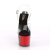 Pleaser Sandales ADORE-708BR Transparent Rouge Noir EU-37/US-7