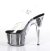 Pleaser Sandales ADORE-708CG Transparent Noir Paillettes EU-35/US-5