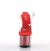 Pleaser Sandales ADORE-708G Transparent Rouge Paillettes EU-37/US-7