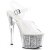 Pleaser Sandales ADORE-708G Transparent Argent Paillettes EU-35/US-5