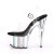 Pleaser Sandales ADORE-708HGI Transparent Argent Hologramme EU-37/US-7