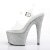 Pleaser Sandales ADORE-708HMG Transparent Argent Multi Paillettes EU-42/US-12