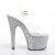Pleaser Sandales ADORE-708HMG Transparent Argent Multi Paillettes EU-35/US-5