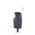Pleaser Sandales ADORE-708LG Transparent Noir Strass EU-35/US-5