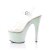 Pleaser Sandales ADORE-708LG Transparent Argent Multi Paillettes EU-35/US-5
