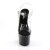 Pleaser Sandales ADORE-708LS Transparent Noir EU-35/US-5