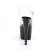 Pleaser Sandales ADORE-708LS Transparent Noir EU-38/US-8