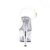 Pleaser Sandales ADORE-708LS Transparent Argent EU-39/US-9