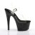 Pleaser Sandales ADORE-708MG Transparent Noir EU-37/US-7