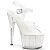 Pleaser Sandales ADORE-708MG Transparent Argent EU-42/US-12
