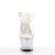Pleaser Sandales ADORE-708MG Transparent Argent EU-42/US-12