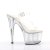Pleaser Sandales ADORE-708MG Transparent Argent EU-42/US-12