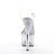 Pleaser Sandales ADORE-708MG Transparent Argent EU-36/US-6