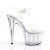 Pleaser Sandales ADORE-708MMG Transparent Argent EU-38/US-8