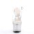 Pleaser Sandales ADORE-708MMG Transparent Argent EU-39/US-9