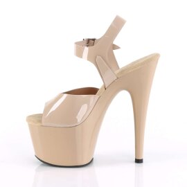 Pleaser Sandales ADORE-708N Crème EU-35/US-5