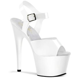 Pleaser Sandales ADORE-708N Blanc EU-37/US-7
