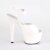 Pleaser Sandales ADORE-708N Blanc EU-38/US-8