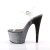 Pleaser Sandales ADORE-708OMBRE Transparent Argent Noir EU-42/US-12