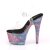 Pleaser Sandales ADORE-708REFL Transparent Bleu-Violet Réfléchissant EU-37/US-7