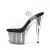Pleaser Sandales ADORE-708SRS Transparent Argent EU-35/US-5