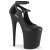 Pleaser FLAMINGO-850 Sandales à plateforme Cuir synthétique Noir EU-38/US-8