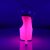 Pleaser Sandales ADORE-708UV Transparent Néon-Rose EU-41/US-11