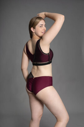 Zasha Polewear Short taille basse Zoey Mûre XL