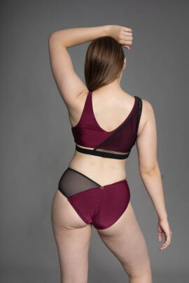 Zasha Polewear Short taille basse Zoey Mûre XL