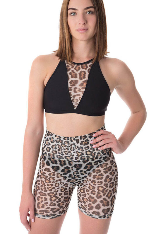 Dragonfly Short cycliste Zoe Léopard XS