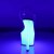 Pleaser Sandales ADORE-708UV Transparent Néon Blanc EU-41/US-11
